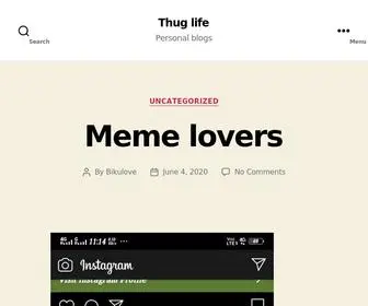 Golubabbucash.net(Thug life) Screenshot