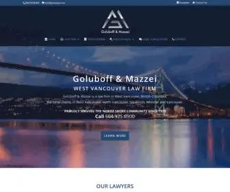 Goluboffmazzei.com(Goluboff & Mazzei) Screenshot