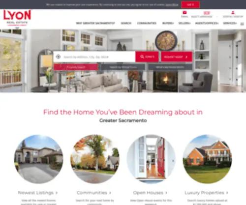 Golyon.com(Lyon Real Estate) Screenshot