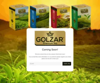 Golzartea.com(Golzar Tea) Screenshot