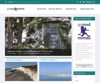 Gomadnomad.com(GoMad Nomad Travel) Screenshot