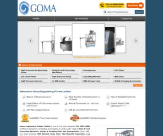 Gomaengg.net(Goma Engineering Private Limited) Screenshot