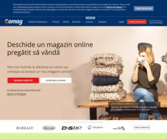 Gomag.ro(Platforma eCommerce pentru Creare Magazin Online care Vinde) Screenshot