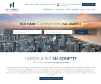 Gomaisonette.com(ERP Software for Real Estate) Screenshot