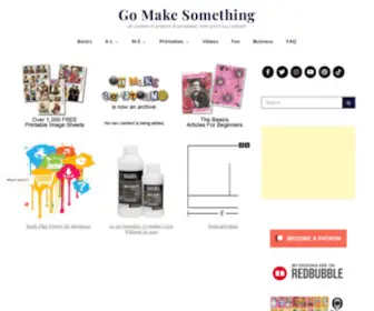 Gomakesomething.com(Go Make Something) Screenshot