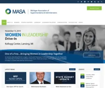 Gomasa.org(Michigan Association of Superintendents & Administrators) Screenshot