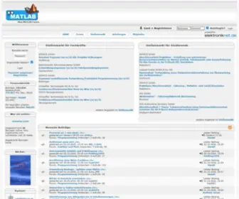 Gomatlab.de(Mein MATLAB Forum) Screenshot