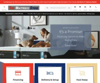 GomattressStore.com(The Mattress Store) Screenshot