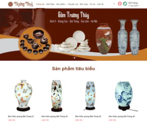 Gombattrang.com(Vietnam Ceramics) Screenshot