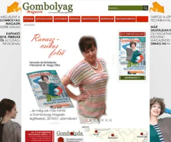 Gombolyagmagazin.hu(Gombolyag Magazin) Screenshot