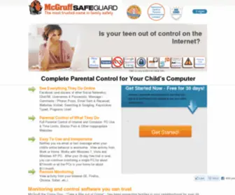 GomcGruff.com(Parental control software helps parents monitor kids online activity) Screenshot