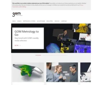Gom.com(ZEISS Industrial Quality Solutions) Screenshot