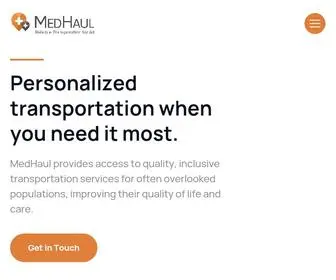 Gomedhaul.com(MedHaul) Screenshot