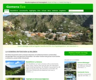 Gomeralive.de(Gomera) Screenshot