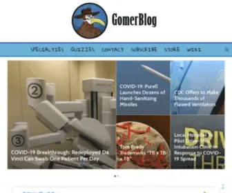 Gomerblog.com(Working in Medicine) Screenshot