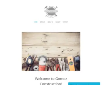 Gomezconstruction.net(Gomez Construction) Screenshot