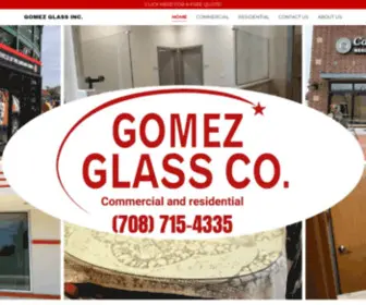 Gomezglass.com(Gomez Glass Inc) Screenshot