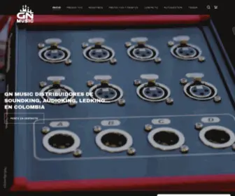 Gomeznaranjo.com.co(Sonido Profesional) Screenshot