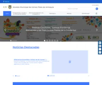 Gomezplata-Antioquia.gov.co(Gómez Plata) Screenshot