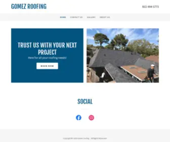 Gomezroofing.org(Gomez roofing) Screenshot