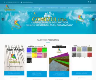 Gomezul.com(Creamos papeles creativos para que desarrolles tu creatividad) Screenshot