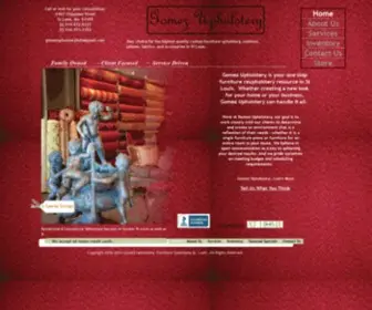 Gomezupholstery.com(Upholstery Store l St Louis Mo l Custom furniture upholstery) Screenshot