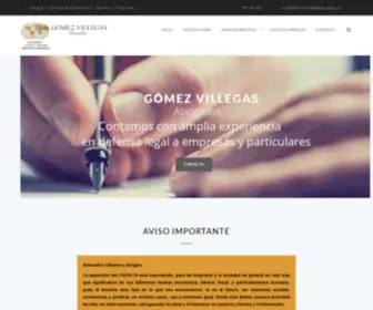 Gomezvillegasabogados.es(Gómez) Screenshot