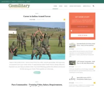 Gomilitary.in(Go Military) Screenshot