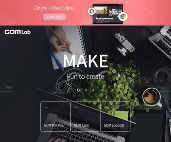 Gomlab.com(곰랩 (GOM Lab)) Screenshot