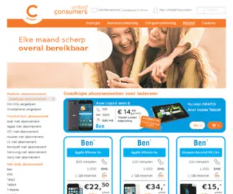 Gomobile.nl(UnitedConsumers) Screenshot