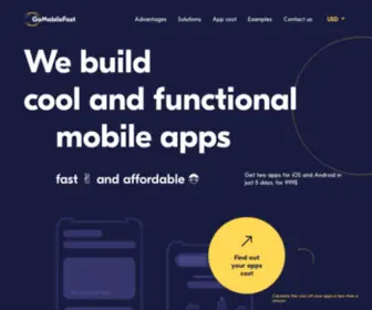 Gomobilefast.com(We build cool and functional mobile apps) Screenshot