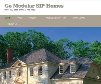 Gomodularhomes.com(Go Modular SIP Homes) Screenshot