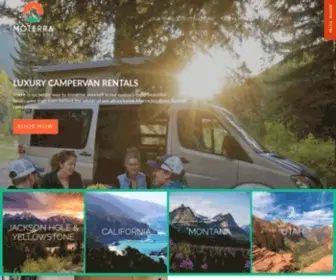 Gomoterra.com(Luxury Camper Van Rentals in the West) Screenshot