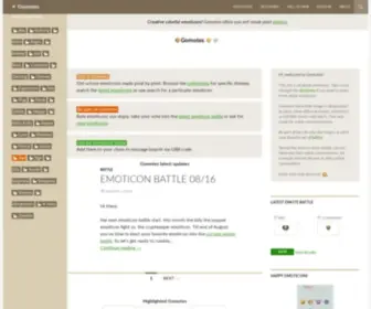 Gomotes.com(Creative colorful emoticons) Screenshot