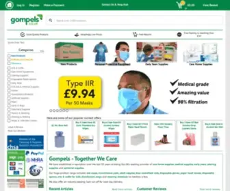 Gompels.co.uk(Gompels HealthCare) Screenshot