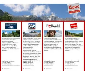 Goms.ch(Bergdorf Goms) Screenshot