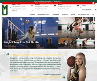 Gomulions.com(Multnomah University Athletics) Screenshot