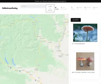 Gomushroomhunting.com(Go Mushroom Hunting) Screenshot