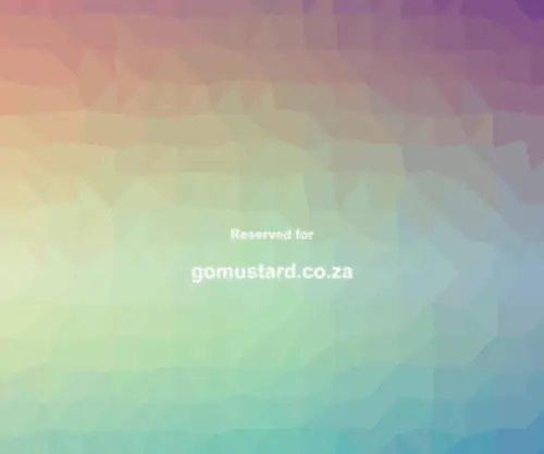 Gomustard.co.za(Mustard Marketing) Screenshot