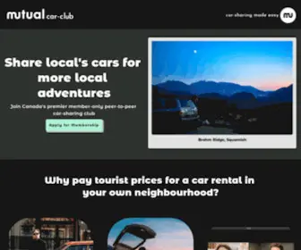 Gomutual.co(Mutual car) Screenshot