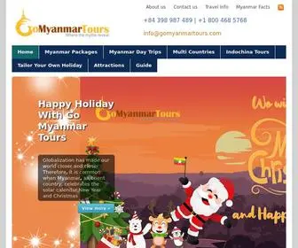 Gomyanmartours.com(Top 10+ Myanmar Tours) Screenshot