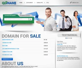Goname.com(Go Name) Screenshot