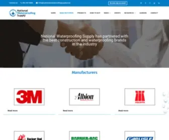 Gonationaldirect.com(National Waterproofing Supply) Screenshot