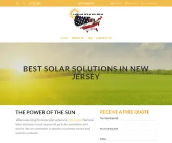 Gonationalsolar.com(Best Solar Solutions) Screenshot