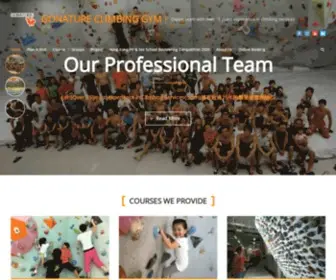 Gonaturehk.com(Expert team with over 20 years experience in climbing services) Screenshot