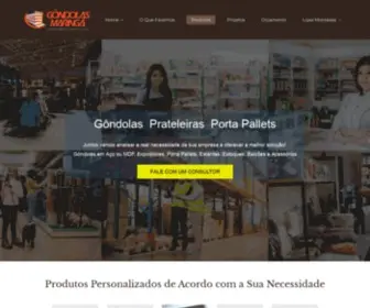 Gondolasmaringa.com.br(Gôndolas) Screenshot