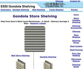 Gondolastoreshelving.com(This website) Screenshot
