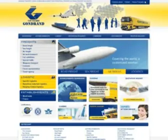 Gondrand-Group.com(GONDRAND) Screenshot