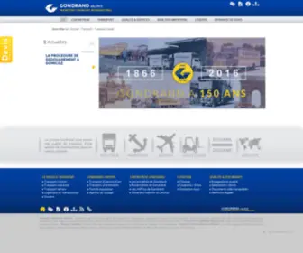 Gondrandvalence.com(Transport GONDRAND Valence France et international) Screenshot