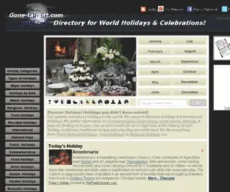 Gone-TA-Pott.com(Directory for Holiday Observances and Celebrations) Screenshot